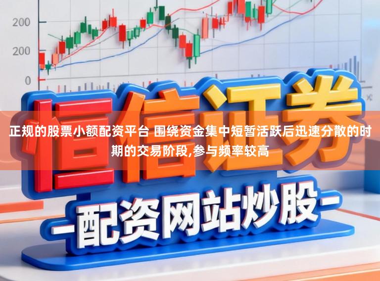 正规的股票小额配资平台 围绕资金集中短暂活跃后迅速分散的时期的交易阶段，参与频率较高